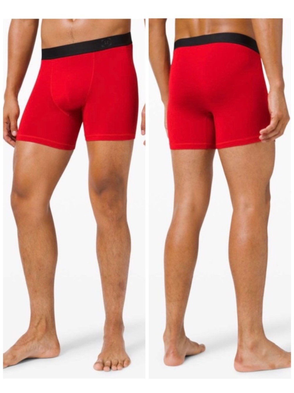 Lululemon Always In Motion Boxer *5" In Color Red Size XS Fitness Gym Workout